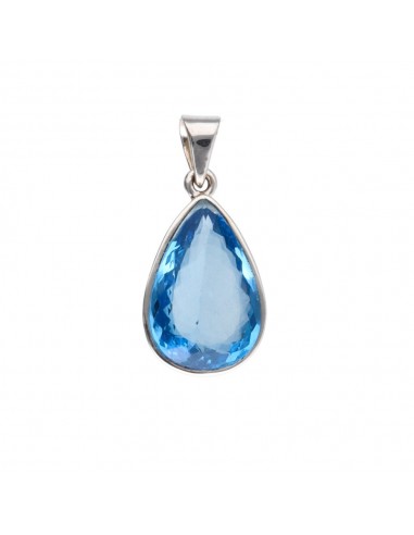 Ciondolo di Topazio Blu sfaccettato...