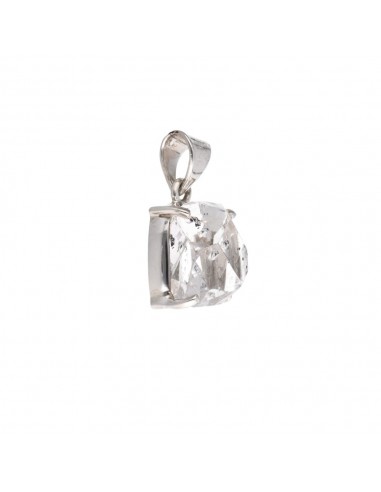 Pendentif Herkimer Quartz en argent...