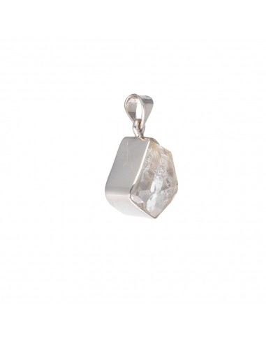 Pendentif Herkimer Quartz en argent...