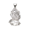 Pingente de Quartzo Herkimer em Prata de Lei 925 (51H)