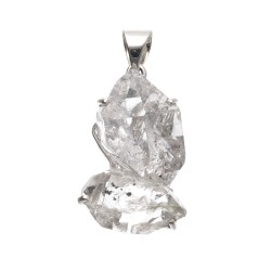 Pendente in Quarzo Herkimer in Argento Sterling 925 (51H)