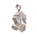 Pendentif Herkimer Quartz en argent 925 (51H)
