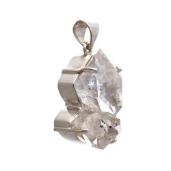 Pendente in Quarzo Herkimer in Argento Sterling 925 (51H)