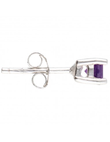 925 Sterling Silver Faceted Amethyst...