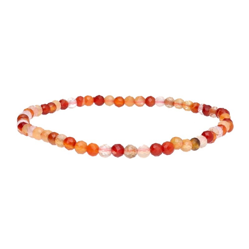 Bracciale in Cornalina 3mm: Energia e Stile al tuo Polso