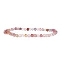 Bracelet de spinelles multicolores de 3 mm : élégant et polyvalent