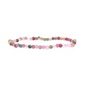 Bracciale Tormalina Multicolore 3mm: Eleganza e Energia Naturale