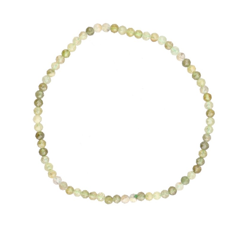 Bracciale Granato Grosular 3mm Facettato: Eleganza e Energia Naturale