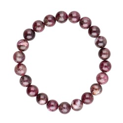 Bracciale in Tormalina Fiore di Prugno 8mm