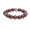 Bracelet de Tourmaline Fleur de Prunier 10mm : Elégance et énergie positive