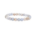 Bracciale Celestina 6mm: Calma e Comunicazione | Pietre Naturali
