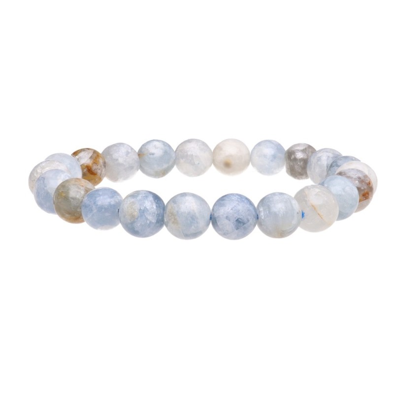 Bracciale Celestina 10mm: Calma e Serenità al tuo Polso