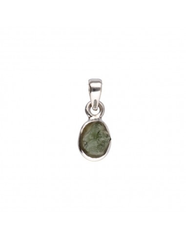Ciondolo di Moldavite in Argento...