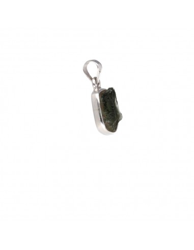 Ciondolo di Moldavite in Argento...