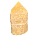 Punta Semipolita Gigante di Calcite Gialla PSG3