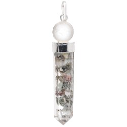 Collana in Larimar e Quarzo in Resina: Eleganza ed Energia