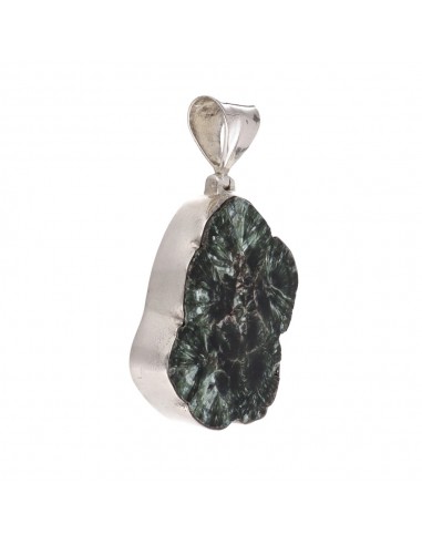 Pendentif en argent 925 Séraphinite (8I)