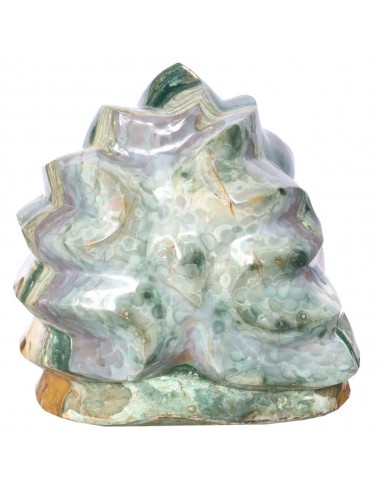 Figura Pulida de Jaspe Océano Gigante...