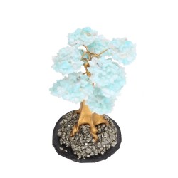 Albero di Amazonite Mini con Base di Pirite