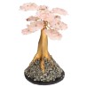 Mini Pink Opal Tree with Pyrite Base