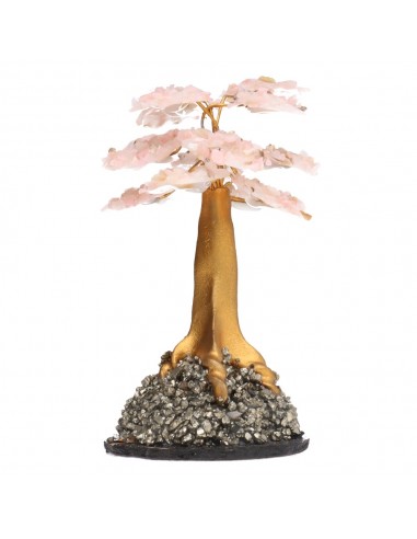 Árbol de Ópalo Rosa Mini con Base de...