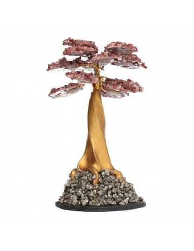 Albero di Diaspro Rosso Mini con Base...