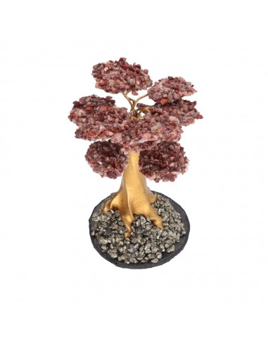Albero di Diaspro Rosso Mini con Base...
