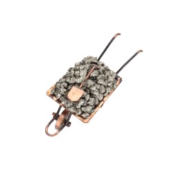 Brouette en pyrite
