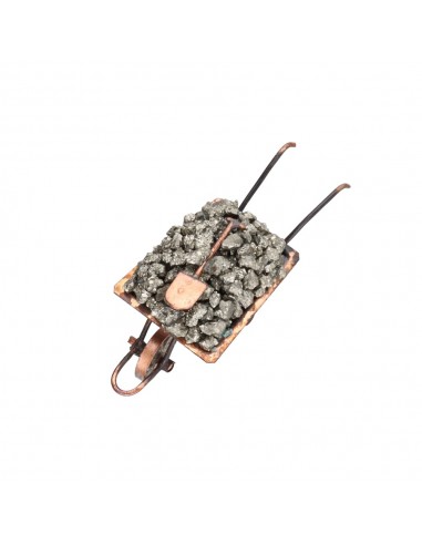 Pyrite wheelbarrow