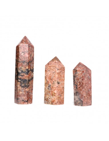 Punte lucidate di calcite marrone
