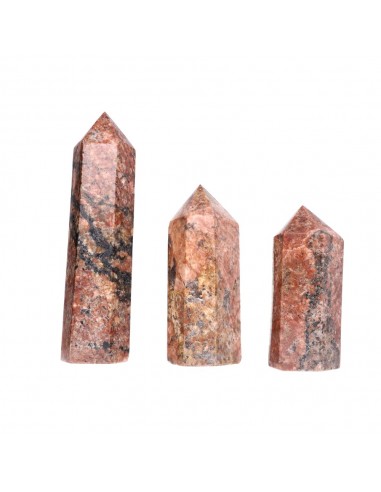 Punte lucidate di calcite marrone