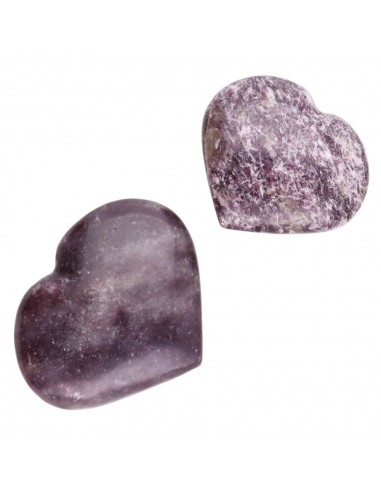 Cuori di mica di lepidolite