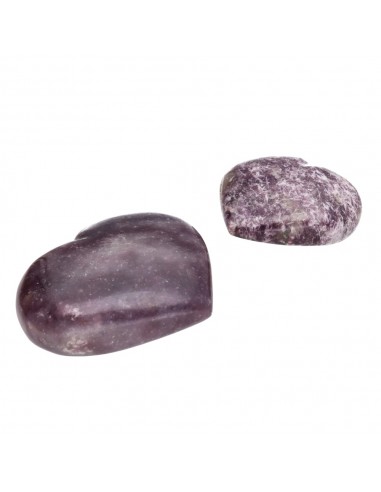 Cuori di mica di lepidolite