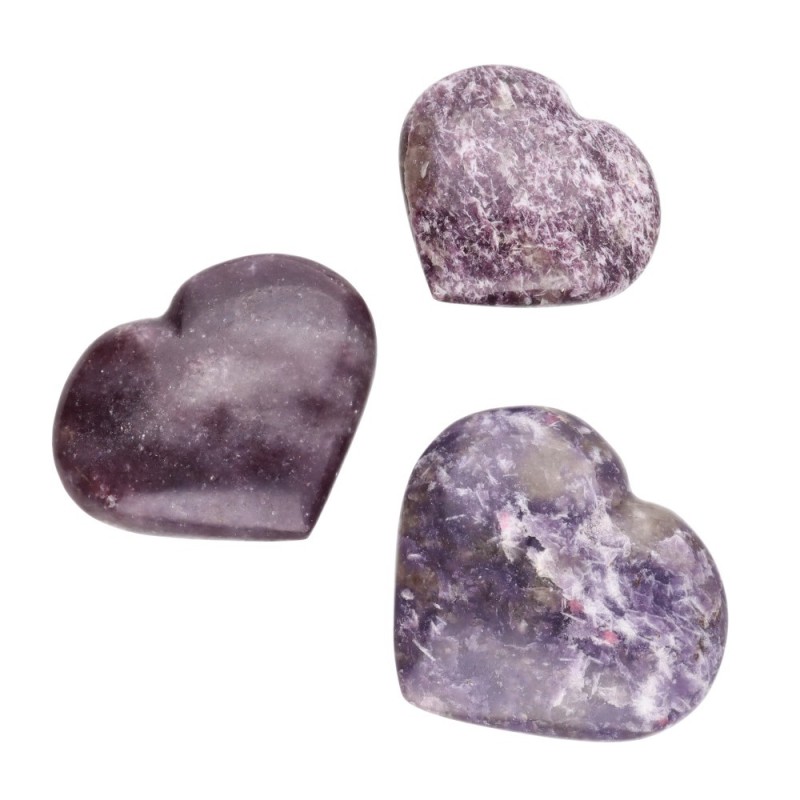 Cuori di Mica Lepidolita