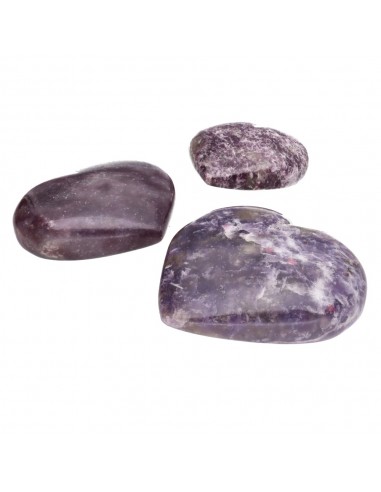 Corazones de Mica Lepidolita