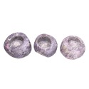 Castiçais de mica lepidolite