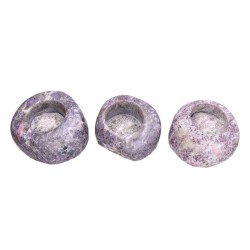 Lepidolite Mica Candlesticks