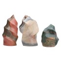 Polished Polychrome Jasper Figures