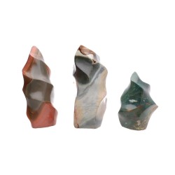 Polished Polychrome Jasper Figures