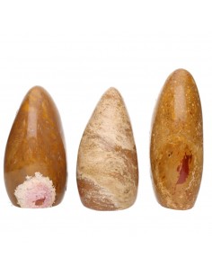 Formes de Jaspe brun poli 2