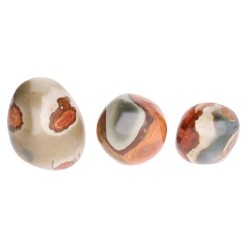 Polished Polychrome Jasper Shapes