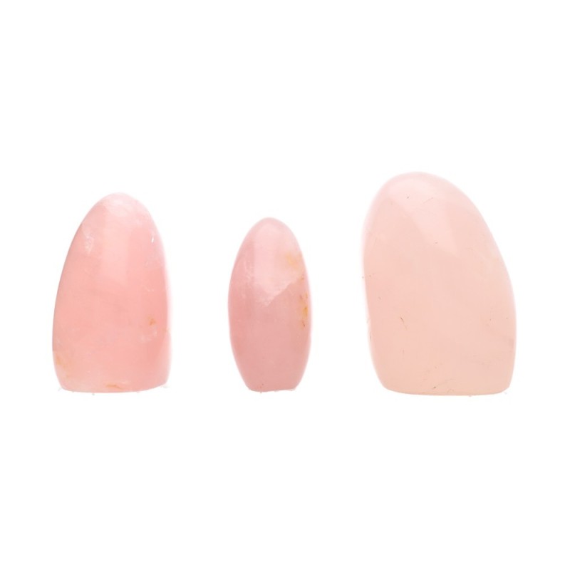 Forme Lucide di Quarzo Rosa
