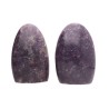 Formas polidas de mica lepidolita