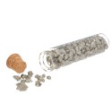 Flacon en cristal avec éclats de pyrite