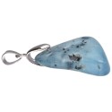 Irregular Aquamarine Pendant: Unique and Elegant, Natural Stone