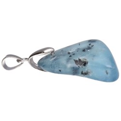 Irregular Aquamarine Cabochon Pendant