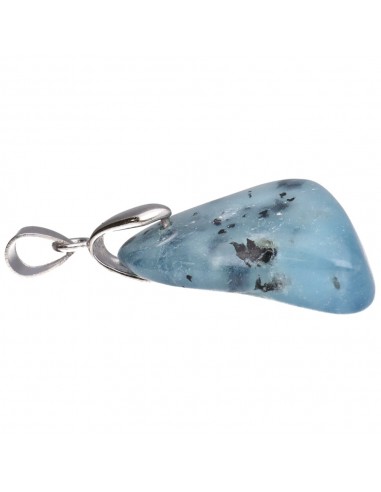 Pendentif cabochon d'aigue-marine...