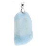 Large Irregular Aquamarine Tumbled Pendant