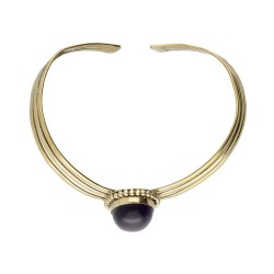 Bracciale in Bronzo con Amatista -28.2-