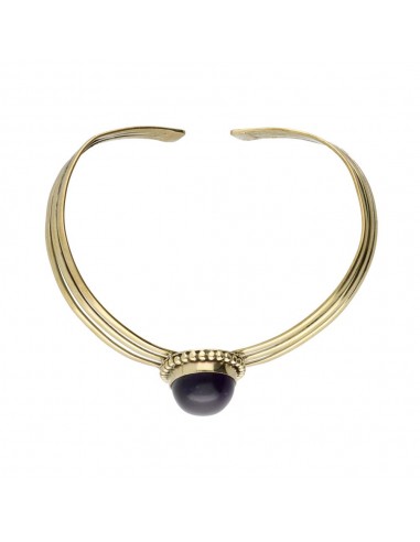 Bracciale in bronzo con ametista -28.2-